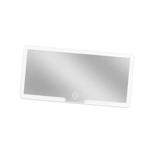 Espejo de tocador con visera para el genérico para mujeres y niñas, espejo de maquillaje LED con visera para el