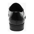 thumbnail image 7 of Men's Stacy Adams Aberdeen Moc Toe Saddle Slip On Dressy Shoes Black 20203-001, 7 of 7