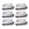 thumbnail image 3 of Clips de Drap Pinces Multifonctionnelles Antidérapantes Fixation Clip Fixe Accessoires de Rideau de Matelas Outils Violet 6 Pcs, 3 of 9