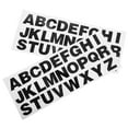 thumbnail image 2 of Pegatinas del alfabeto para coches, motocicletas, letras reflectantes de Pvc, calcomanías personalizadas DIY, letras autoadhesivas negras, 2 uds., 2 of 5