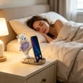 thumbnail image 2 of Virelaxpo Resin Phone Stand with Bear for Desk Home Office Video Calls and Entertainment Hands-Free Holder Decorative Ornament, 2 of 9