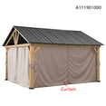 thumbnail image 3 of Sunjoy Universal Replacement Curtain For 13x15 Wood Gazebo with Gable Hardtop, 3 of 4