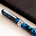 thumbnail image 5 of Conklin Mark Twain Crescent Filler Vintage Blue Fountain Pen - Extra Fine, 5 of 9