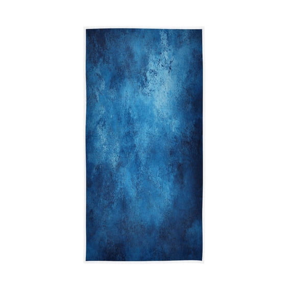 Towel 30x15 Inch Face Towel Hand Towel Bath Towels Hand Bath Towels Single-Sided Printed Towels, Lightweight, Breathable and Absorbent Blue Pattern