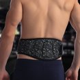 thumbnail image 3 of Neinkie Support Lombaire Forte Sangle de Compression Bande de Fixation Design Ergonomique Imprimé Géométrique Protection de la Taille avec Plaques de Soutien Protecteur de Dos pour Sports, 3 of 9
