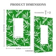 thumbnail image 3 of Daiia Bamboo Pattern Decorator Wall Plate Child Safe Outlet Cover, Switch and Outlet Covers,Size 1-Gang 5.0" x3.0" , Polycarbonate Thermoplastic-Style U, 3 of 6