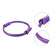 thumbnail image 1 of Círculos De Yoga Anillo de fitness Pilates duradero con círculo trasero abierto para el gimnasio en casa y la oficina (púrpura), 1 of 7