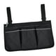 thumbnail image 3 of Bolsa de almacenamiento de ruedas shamjiam Organizador lateral para silla de ruedas Negro, 3 of 9