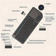 thumbnail image 3 of Ohmyroo Mini Keyboard with Touchpad, Mini Bluetooth Keyboard, 2.4G Ultra-Thin Handheld Wireless Portable, Suitable for PC/Tablet/TV/Smartphone, Suitable for Travel, Offand Home Use，Rechargeable, 3 of 8