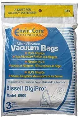Bissell Digipro 6900 Canister Vacuum Bags 3/pk
