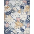thumbnail image 2 of Nourison Suncoast 9' x 12' Denim Multicolor Tropical Rug, 2 of 9