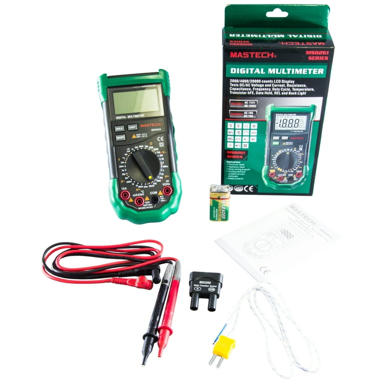 Mastech MS8264 Digital Multimeter, Electric Voltage Detector with
