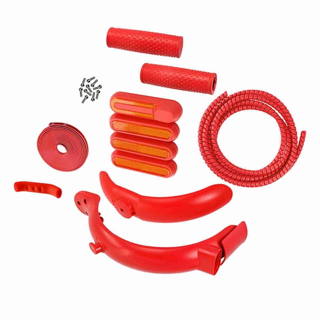 Scooter Scooter Electric Scooter Kit de Guardabarros Trasero Con Cubiertas Latales Cubierta de Handbrake Fuera Anti-Colisión Fuera para scooter M365/Pro Electric Electric
