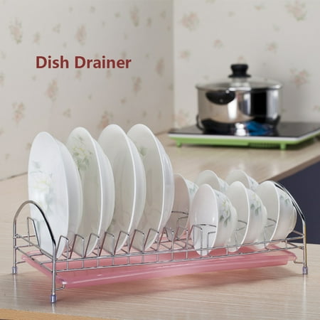 G3580 Drainer Rack Single Layer Kitchen Countertop Dish Bowl Plate G3580 Drainer Rack Single Layer Kitchen