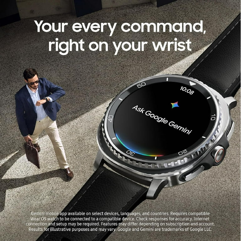 Samsung, Galaxy Watch8 Classic Bluetooth Smart Watch, 46mm, White