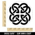 thumbnail image 2 of Clover Irish Celtic Knot Self-Inking Rubber Stamp Ink Stamper - Red Ink - Large 1-1/2 Inch, 2 of 7