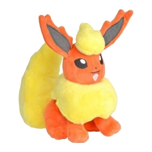 Peluche Pokémon Flareon Pyroli de 20 cm con licencia oficial