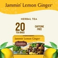 thumbnail image 2 of Celestial Seasonings Jammin' Lemon Ginger Caffeine-Free Herbal Tea Bags, 20 Count-Pack Of 2, 2 of 5