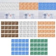 thumbnail image 4 of 12pcs Home Decorative Tile Stickers Mosaic Tiles Stickers Bathroom And Kitchen Tile Decals Self Adhesive Sticker Home Decor marrón perfecl Etiqueta de la pared autoadhesiva, 4 of 8