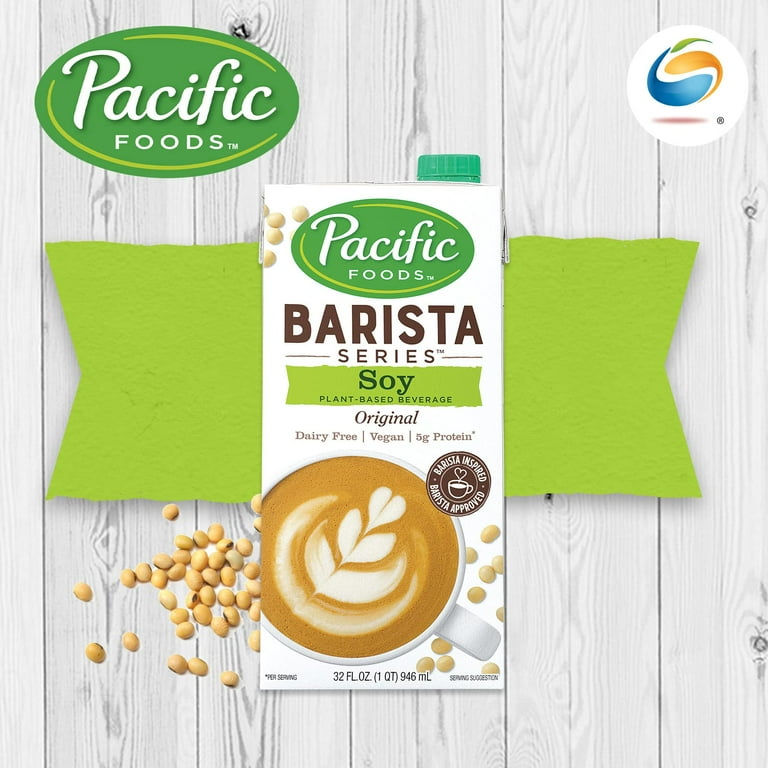 Pacific Foods Barista Blend Soy Beverage, Plant-Based Milk