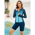 thumbnail image 2 of Set Rash Guard Arolina 2025 para mujer con camisas de baño azul M, 2 of 2