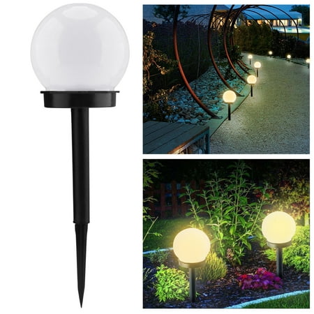 

Venoro Outdoor LED Solar Round Ball Light Garden Yard Patio Ground Lawn Lamp Waterproof
