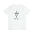 thumbnail image 2 of My Blood Type Is Coffee Unisex Jersey Short Sleeve Tee, 2 of 10