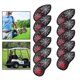 thumbnail image 4 of 11 Unids / Set Cubiertas de Cabeza de Hierro de Golf con Cubiertas de Cabeza de Club Híbrido de Cuero Colorido Araña Bordado Número Cuñas Protector Co Macarena Cubierta de cabeza de golf, 4 of 8
