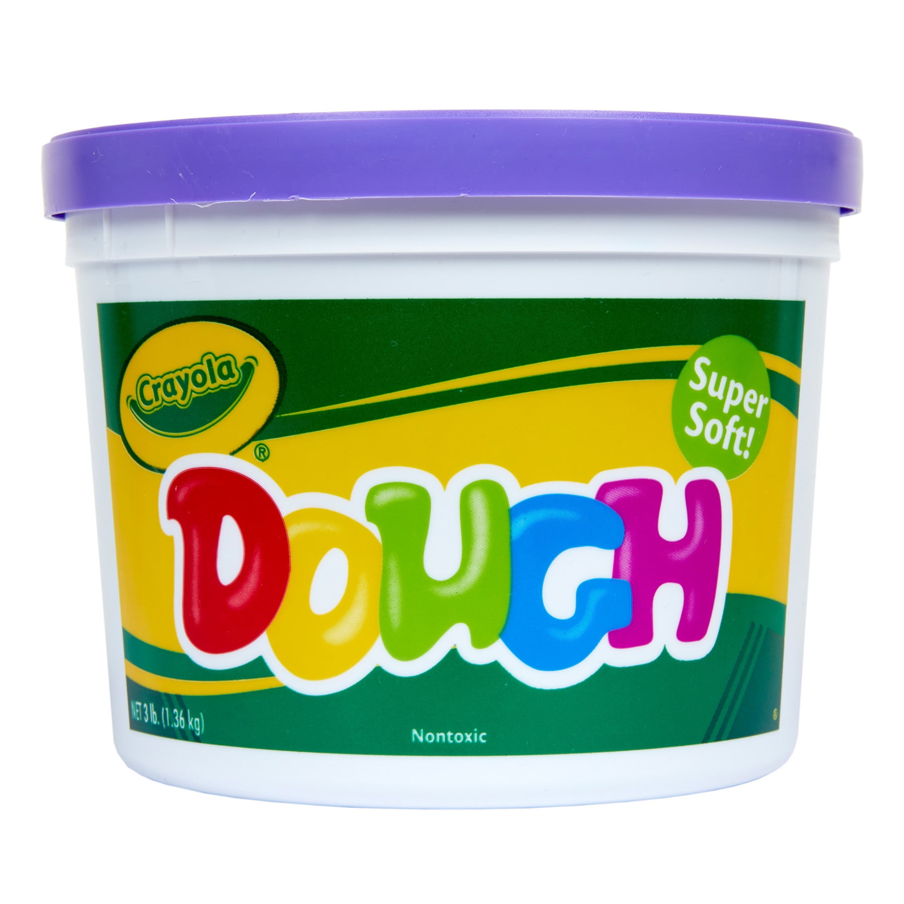 Crayola Modeling Dough, Purple, 3 lbs, Set of 2 buckets