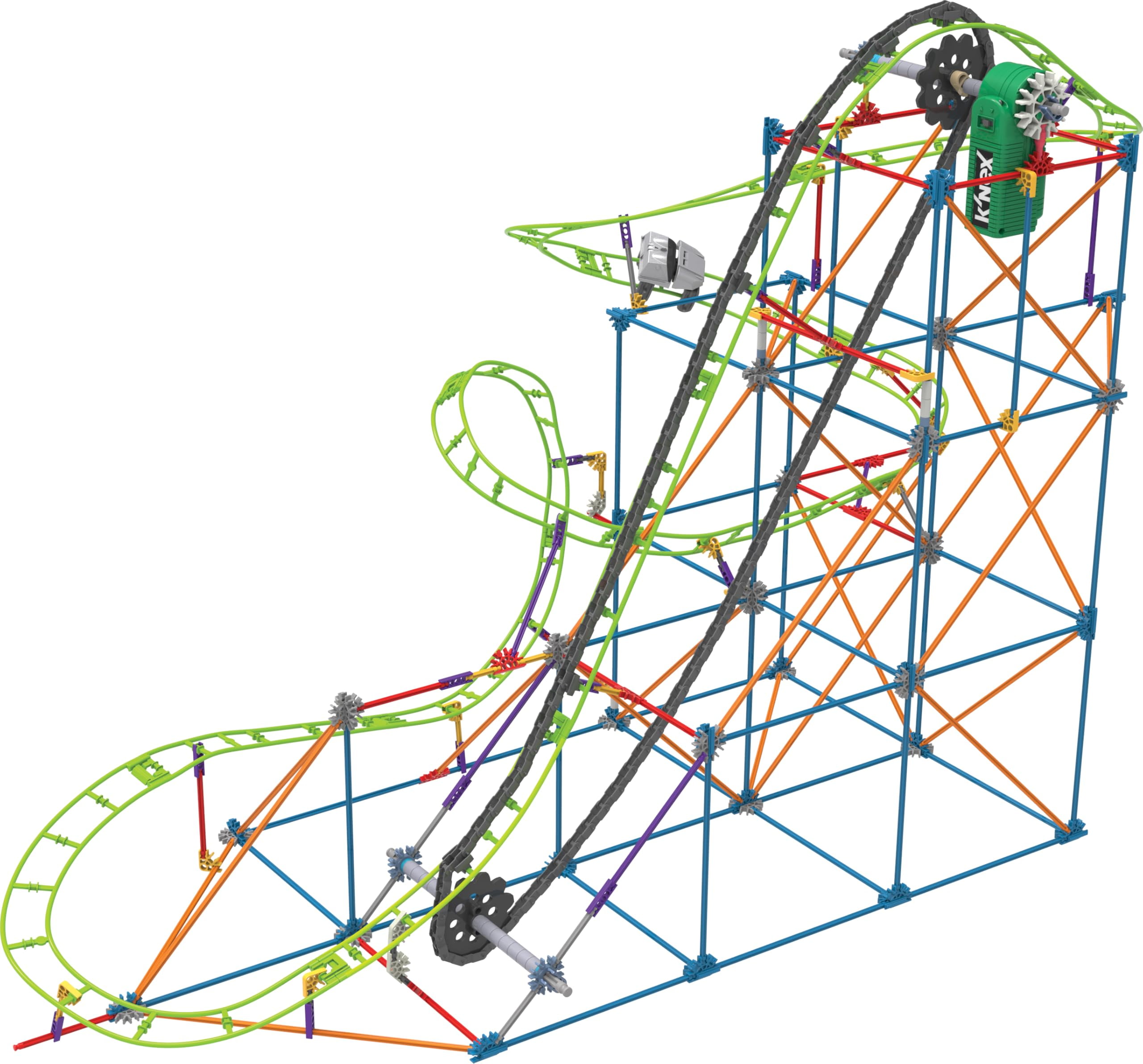 K'NEX TYPHOON FRENZY ROLLER COASTER BUILDING SET