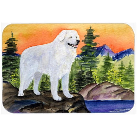 Kuvasz Glass Cutting Board - Large- 15 H x 12 L in.