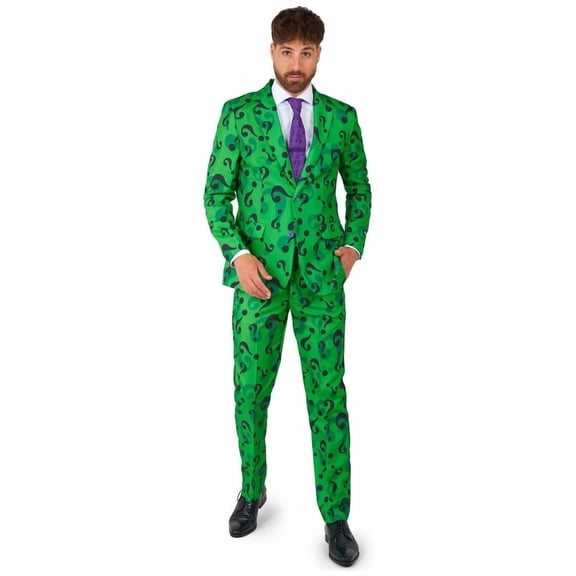 Suitmeister Men's Suits The Riddler - XL Green