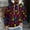 C_ Multicolor Sweatshirts for Men, variant on Mens Sweatshirts Flame Texture Side Skull Vintage Distressed Left Chest Small Logo Drawstring Oversized Hoodie Pullover Yellow L