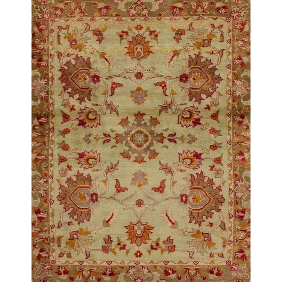 Ahgly Company Machine Washable Indoor Rectangle Abstract Gold Area Rugs, 2' x 4'