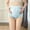 Blue, variant on High Waist Maternity Underwear with Bump Support Soft Breathable Ribbed Stretch Adjustable Lace Trim Comfortable Seamless Postpartum Belly Band for Pregnancy