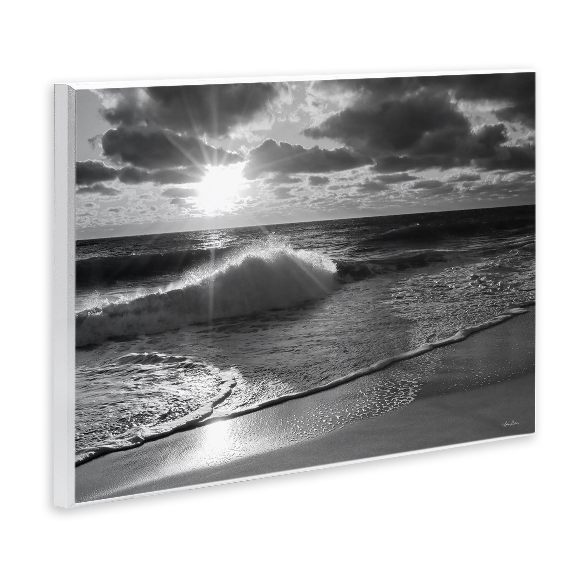 Stupell Industries Sunset Crashing Wave Landscape Photography Unframed Art Print Wall Art, 19 x 13