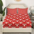 thumbnail image 3 of Erosebridal Retro Plant Bed Sheets Set Queen Size, Modern Minimalst Bed Sheets Queen, Abstract Decor 4 Pieces, 3 of 7