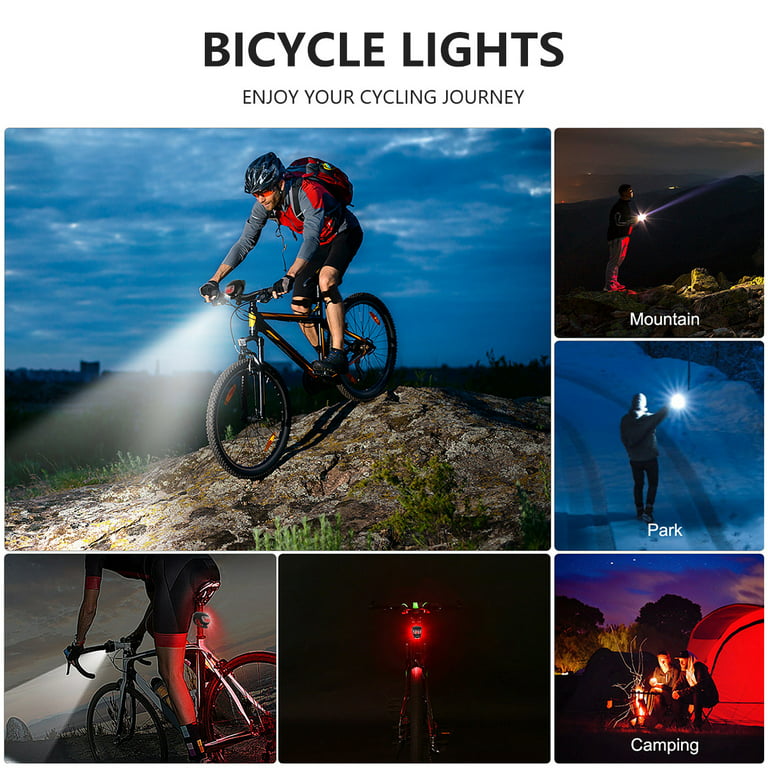 Jo da Limited Glimte Sutowe 2pcs Silicone Bicycle Lights LED Bike Light Waterproof Bicycle Front  Rear Light 3 Switching Modes Bicycle Lights Frog LED Bike Headlight Bike  Taillight Safety LED Bike Lamps for Road Bike MTB -