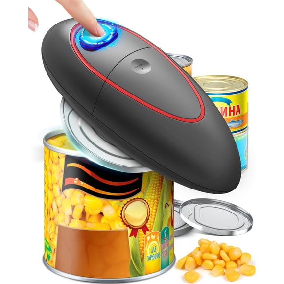 Abridor de latas eléctrico KITCHENMUH One Touch para personas mayores con artritis