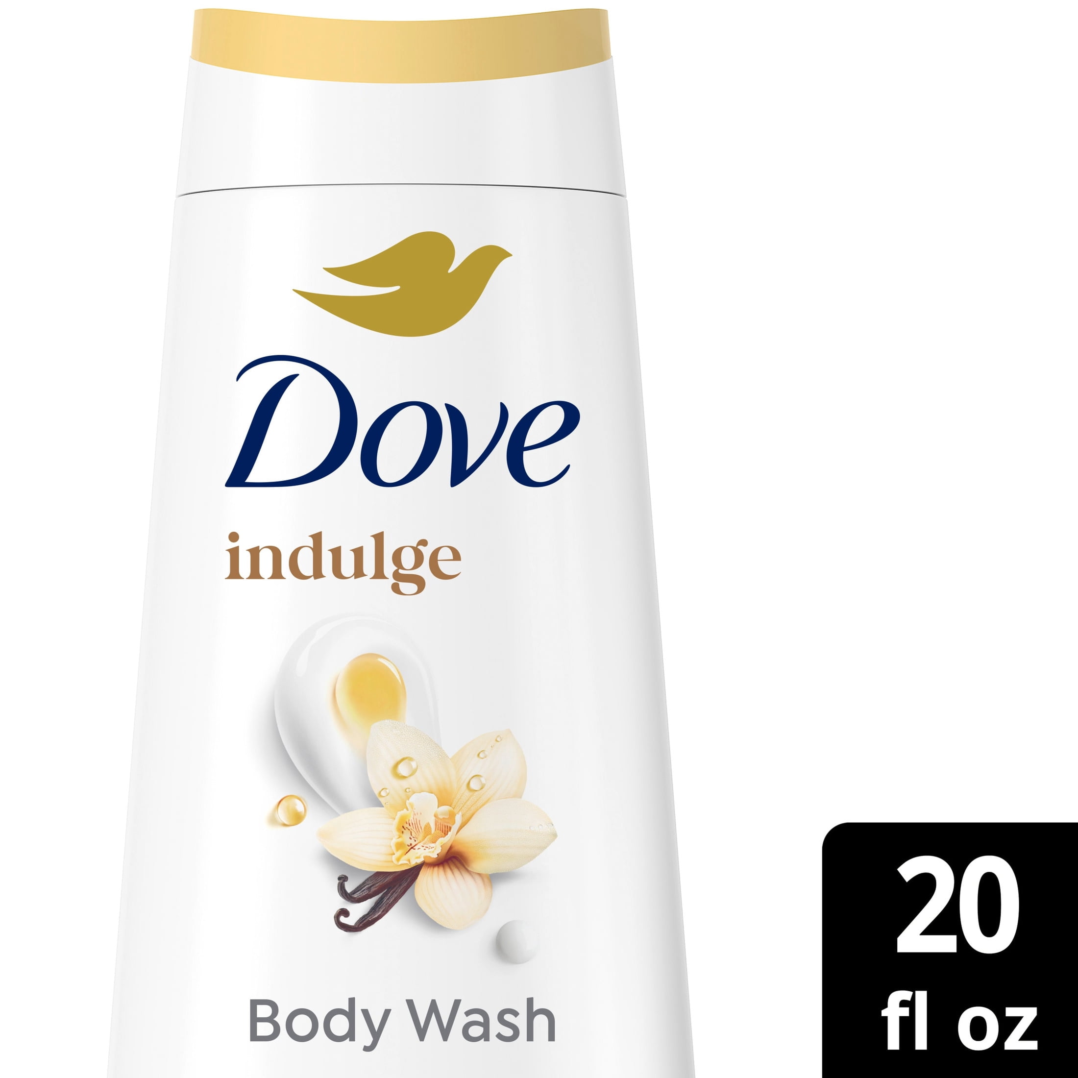 Dove Warm Vanilla + Sweet Cream Body Wash, 20 fl oz