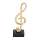 thumbnail image 2 of Adornos musicales, esculturas de notas musicales, esculturas musicales, decoración musical, diseño de última generación, 2 of 14