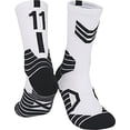 thumbnail image 3 of Elite Basketball Socks, Athletic Sports Socks with 3D Ankle Protection, Compression Cushion Socks for Men & Women, 3 of 7