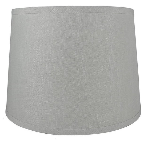 Urbanest French Drum Lamp Shade Light Gray Linen 12x14x10 Com Urbanest French Drum Lamp Shade Light, How Do You Measure A Drum Lampshade