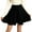 Black, variant on Faux Suede Mini Skirt for Women A Line Skater Belt Tie High Waist Flared Skirts women's skirt