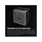 Thermaltake GF1 (2024) Fully Modular ATX 850W Power Supply - 80 PLUS Gold - Ultra Quiet - Zero RPM, PS-TPD-0850FNFAGU-P