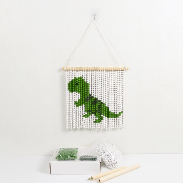 de Material de tapicería de de DIY de dibujos animados borla con colgante de pared para la decoración de de Dinosaurio perfecl tapiz de cuentas
