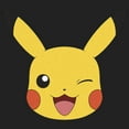 thumbnail image 2 of Junior's Pokemon Pikachu Wink Face  Festival Muscle Graphic Tee Charcoal Small, 2 of 4