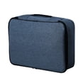 thumbnail image 1 of File Organizer Bags,Document Bag,Home Office Travel Safe Bag with Lock,Multi-Layer Portable Filing Storage for Important File Passport Certificates Legal Documents,navy, 1 of 5