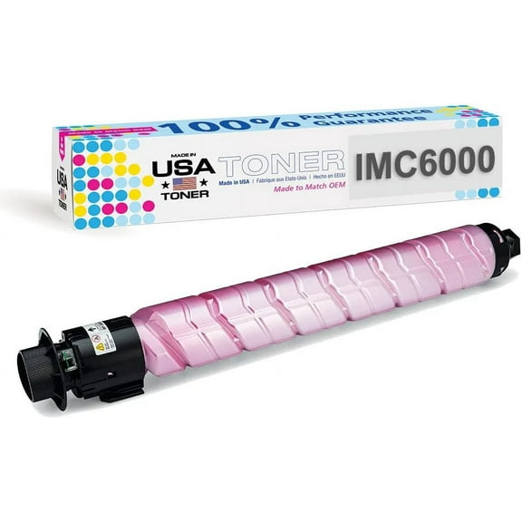 MADE IN USA TONER Compatible Replacement for Ricoh IM C4500, IM C5500, IM C6000, 842281 Magenta, 1 Cartridge
