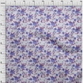 thumbnail image 4 of oneOone Rayon Medium Purple Fabric Florals Sewing Craft Projects Fabric Prints By Yard 56 Inch Wide, 4 of 4
